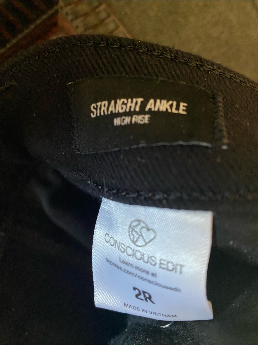 Express Black Straight Ankle Jeans - Picture 5 of 5